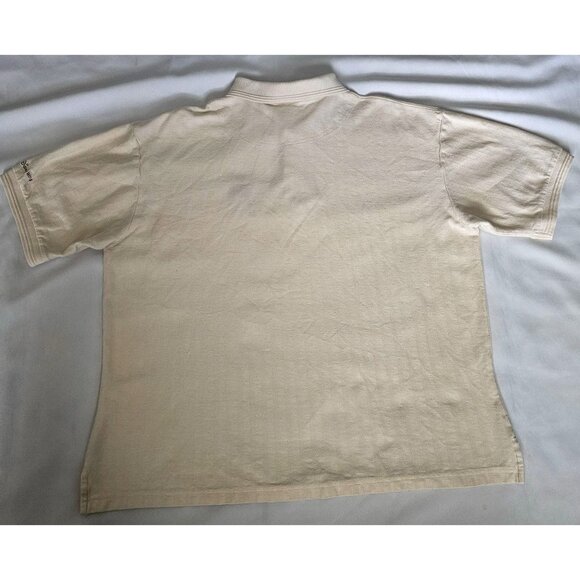 Walt Disney World Herringbone Pattern Embroidered Grumpy Golf Polo Shirt Size XL - Picture 4 of 12